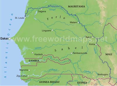 Senegal geography