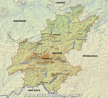 Gauteng geography