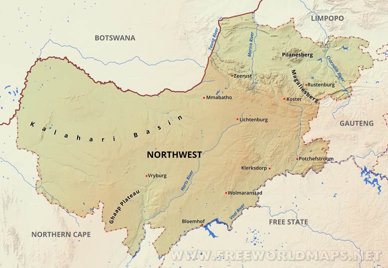 Northwest map Northwest map