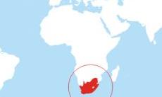 South Africa location map