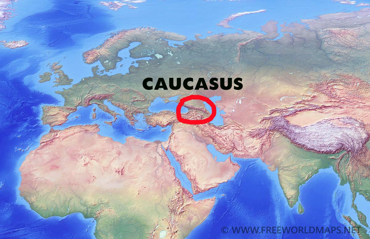 caucasus location