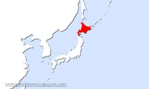 Hokkaido location map