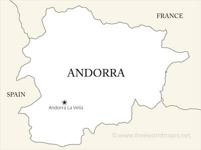Andorra simple map