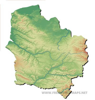Hauts-de-France topography