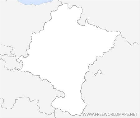 Navarre HD blank map