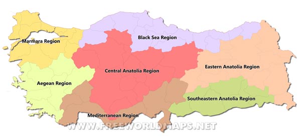 Turkey Political Map