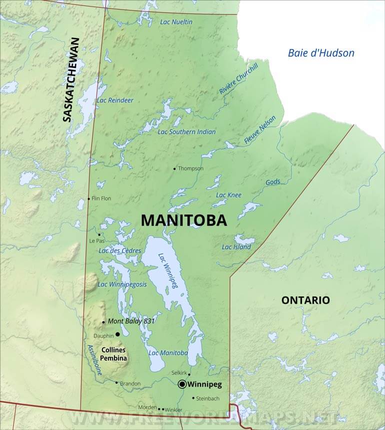 Manitoba carte