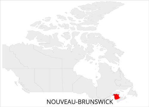 Où est le Nouveau-Brunswick?