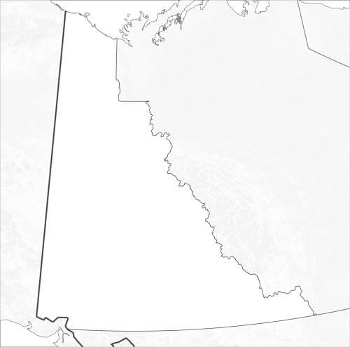 Carte Yukon vierge