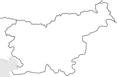 Carte Slovenie vierge