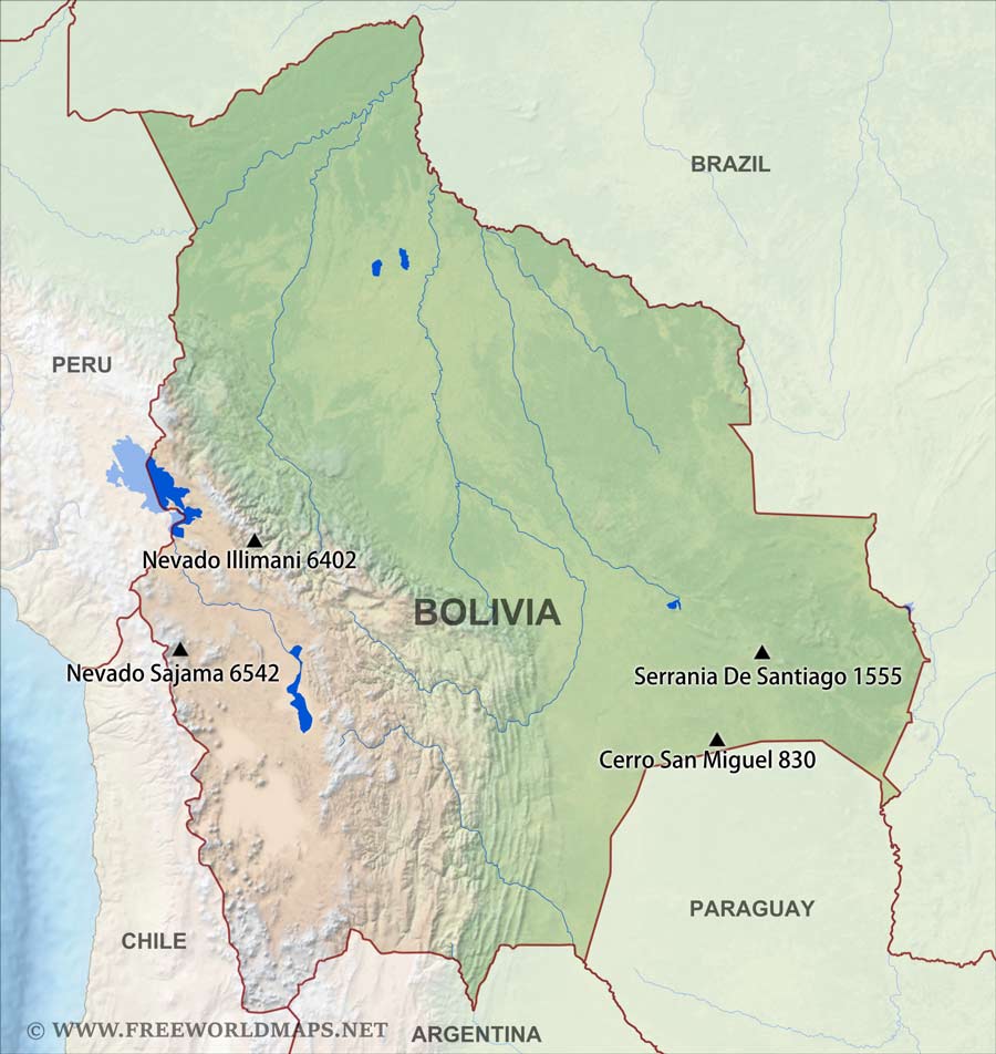 Altiplano Plateau Map