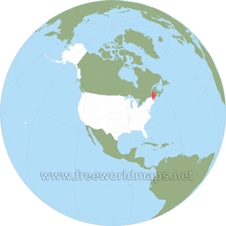Maine location map